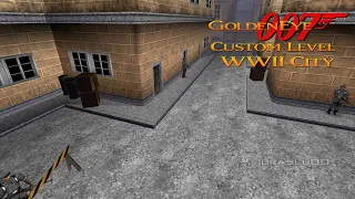 GoldenEye 007 N64 - WW2 City - 00 Agent (Custom level)