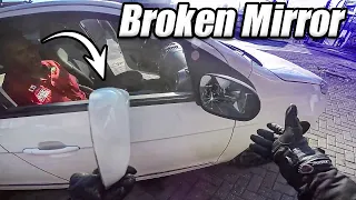 BIKER BREAKS OFF DRIVERS MIRROR -  DAILY DOSE OF MOTO LIFE 2021