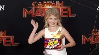 London Fuller "Captain Marvel" World Premiere Red Carpet