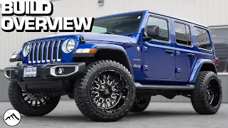 BUILD OVERVIEW: Lifted Jeep Wrangler | Rough Country Lift Kit | 22x12 Fuel Stroke Wheel