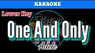 One And Only by Adele (Karaoke : Male Key)