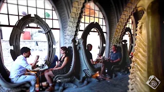 Amazing Alien bar designed by the creator of the monster HR GIGER BAR