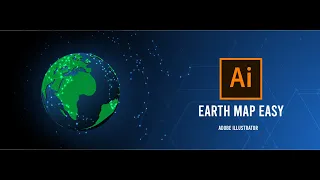 Earth map easy. Adobe illustrator tutorial