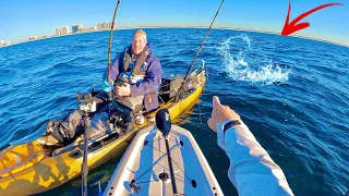 He was Screaming for Help Miles offshore Kayak Fishing!