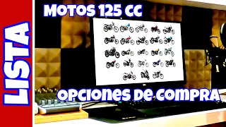 Lista de motos 125 cc. Buenas opciones de compra.