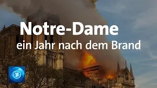 Jahrestag: Brand von Notre-Dame in Paris