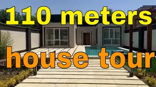 (110 Meters) Modern House Design | 2 Bedroom House Tour| modern house design 2022