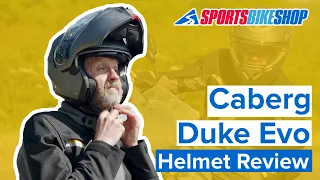 Caberg Duke Evo flipfront motorcycle helmet review - Sportsbikeshop
