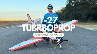 VOO TUCANO T-27 TURBO PROP KIT JUNIAER #AEROMODELISMO