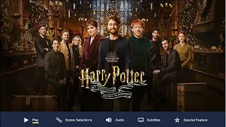 Harry Potter 20th Anniversary: Return to Hogwarts (2022) - Blu-ray Menu Walkthrough