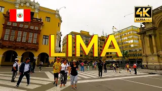 Lima Peru Centro historico walking tour San Isidro Barranco Reynoso Callao walk 4k