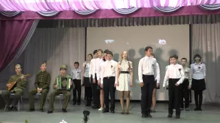 7а "Три танкиста", фестиваль военной и патриотической песни школы 12 (7-8 мая 2015)