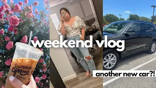 weekend vlog: getting my dream car! Abercrombie curve love jeans try on & target haul!