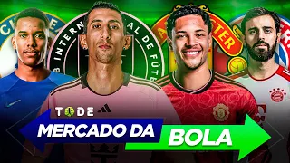 DI MARIA NEGOCIA com MIAMI l UNITED QUER V. ROQUE por EMPRÉSTIMO l B. SILVA no BAYERN l ESTEVÃO e+