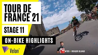 Tour de France 2021: Stage 11 On-Bike Highlights