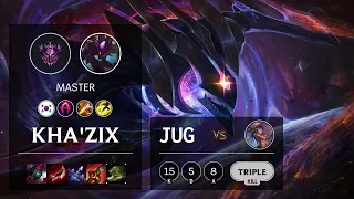 Kha'Zix Jungle vs Lillia - KR Master Patch 10.16