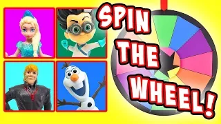 PJ Masks & Disney Frozen Spin The Wheel Game w/ Surprise Unboxing! Featuring Kristoff, Elsa & Olaf