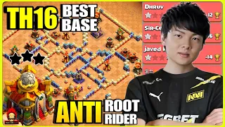 NEW *ANTI 2* STAR TH16 BASE ! ANTI ROOT RIDER & SUPER ARCHER BASE ! NEW TH16 BASE LINK 2024