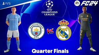 FC 24 - Man City vs Real Madrid | Champions League 23/24 Quarter Finals 2nd leg Match | PS5™ [4K60]