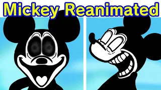 Friday Night Funkin' VS Mickey Mouse Reanimated HD (FNF Mod) (Sunday Night) (Creepypasta Horror EXE)