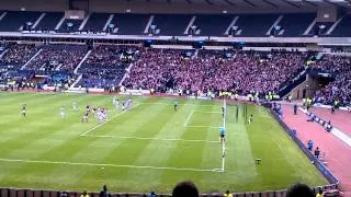 Celtic 1-2 Hearts - Craig Beattie's 90th minute Winner in the Scottish Cup Semi-Final (15/4/12)