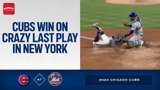 RECAP: Cubs hang on to win with crazy last play!