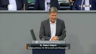 Robert Habeck über den Hochlauf von Wasserstoff