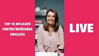 Top 10 aplicații pentru învățarea englezei | Lecția LIVE din 13.10.20 de pe IG @rita.engleza