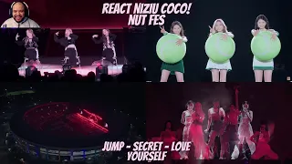 Reaction to NiziU (Jump, Secret, Love Yourself) NiziU Live with U 2023 COCO! nut Fes Stadium Special