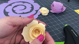 Make Rolled Paper Roses with the Cricut