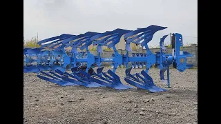 Оранка плугом Lemken Europal 7 4+. Запуск в роботу плуга перед здачею.