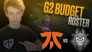 G2 BUDGET ROSTER? | FNC vs G2 | Nemesis LEC Live View w/ Rangerzx