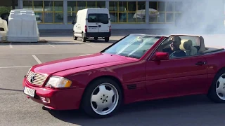 Mercedes SL500 r129 burnout