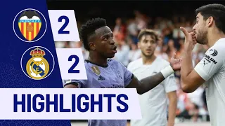 Valencia 2 VS 2 Real Madrid | HIGHLIGHTS | LaLiga 2023/24