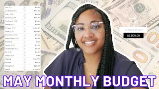 MAY 2023 MONTHLY BUDGET WITH ME