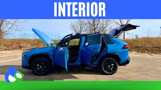 INterior Review 2024 Rav4 XSE Hybrid by Toyota