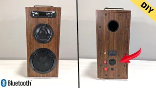 DIY Portable Bluetooth Boombox Speaker With Power bank