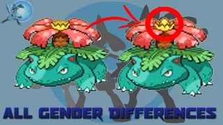 All Gender Differences in Pokémon [Generation 1 to 6]