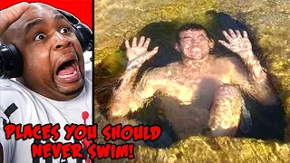 Places You Should NEVER Swim Reaction!