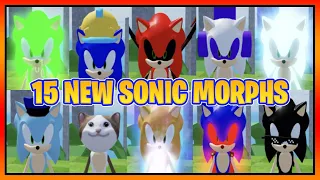 How to find ALL 15 SONIC MORPHS in FIND THE SONIC MORPHS || Roblox