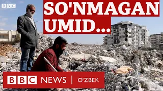Туркия зилзиласи: Яқинларни топишга умид ҳамон сўнмаган - Янгиликлар  BBC News O'zbek