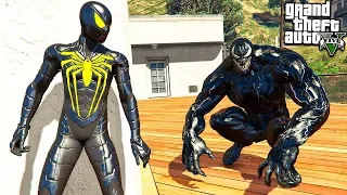 ЧЕЛОВЕК ПАУК НАШЁЛ ВЕНОМА В ГТА 5 МОДЫ! SPIDERMAN VS VENOM ОБЗОР МОДА В GTA 5 ВИДЕО MODS