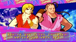 Marvel Super Heroes VS Street Fighter - Ken/Dan - Expert Difficulty Playthrough