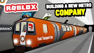 Building My Own METRO COMPANY in Roblox Metro Simulator - Glasgow