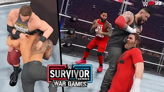 WWE Men's WarGames match | Survivor Series 2022 Highlights | WWE 2K22 SIMULATION