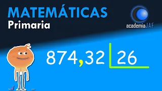 División de un decimal entre un natural de 2 cifras