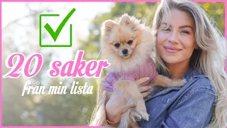 GÖR 20 SAKER FRÅN MIN TO-DO LIST