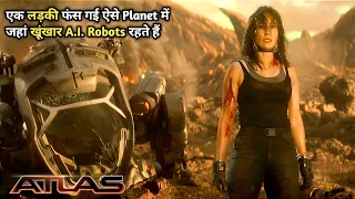 Humans VS Artificial Intelligence | Atlas (2024) Sci-fi Action Movie Explained in Hindi