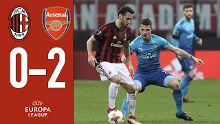 Highlights AC Milan 0-2 Arsenal - Europa League Round of 16 First Leg