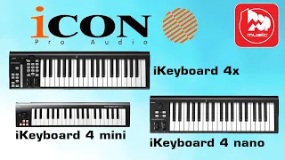 [Eng Sub] iCON iKeyboard 4X, iKeyboard 4 Nano, iKeyboard 4 Mini midi